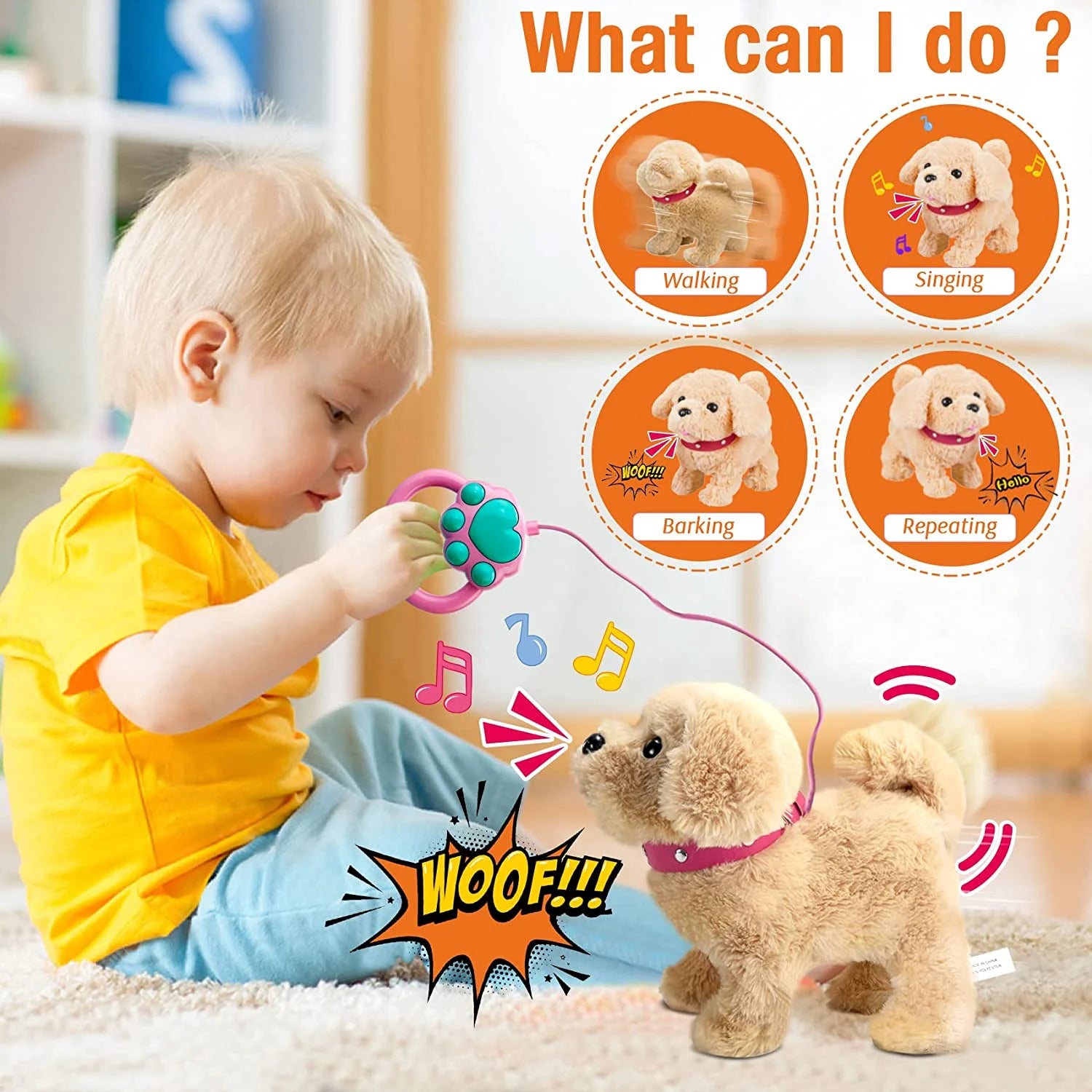Interactive Simulation Plush Puppy Toy