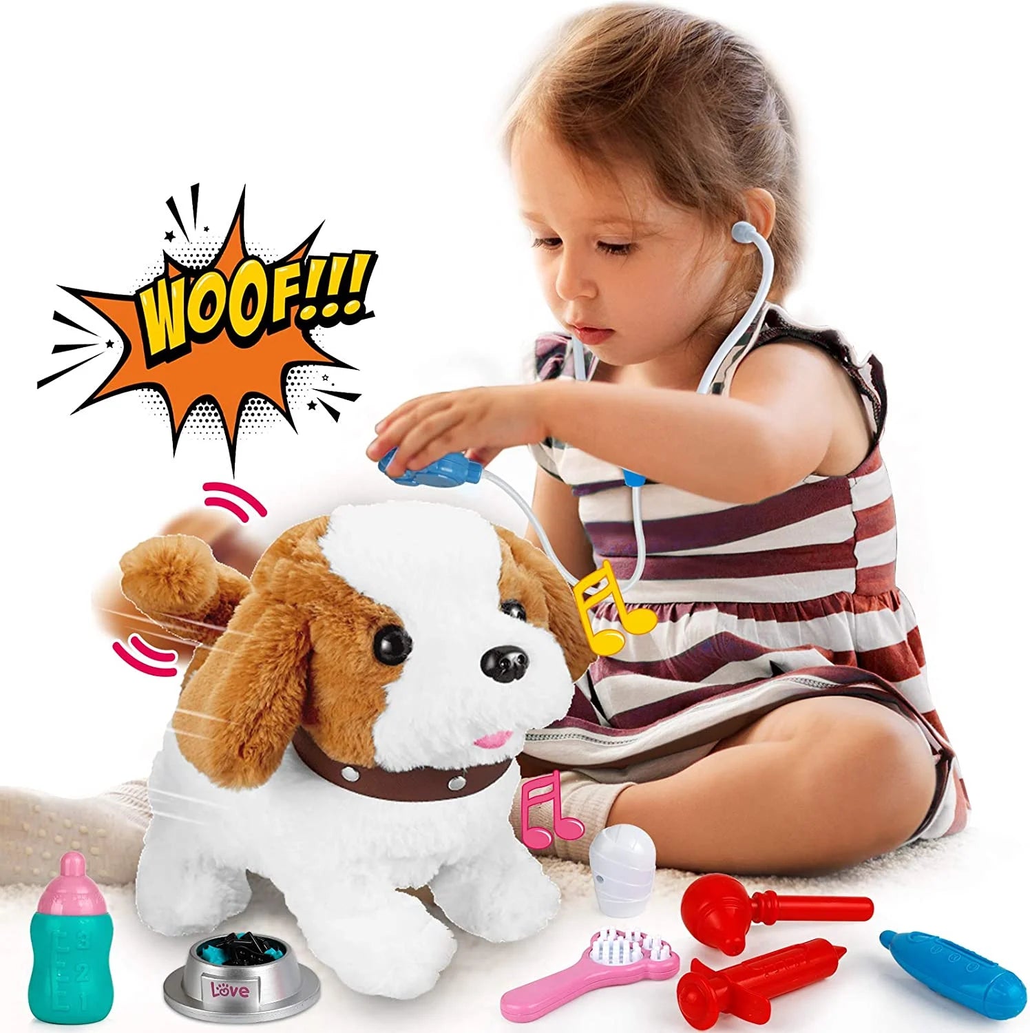 Interactive Simulation Plush Puppy Toy