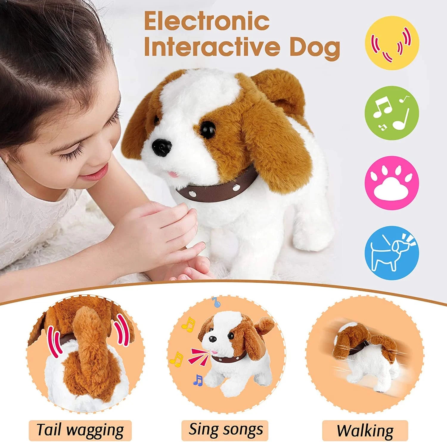 Interactive Simulation Plush Puppy Toy