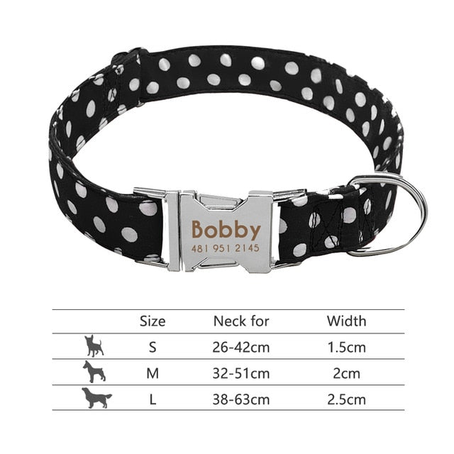 Personalised Reflective Dog Collar