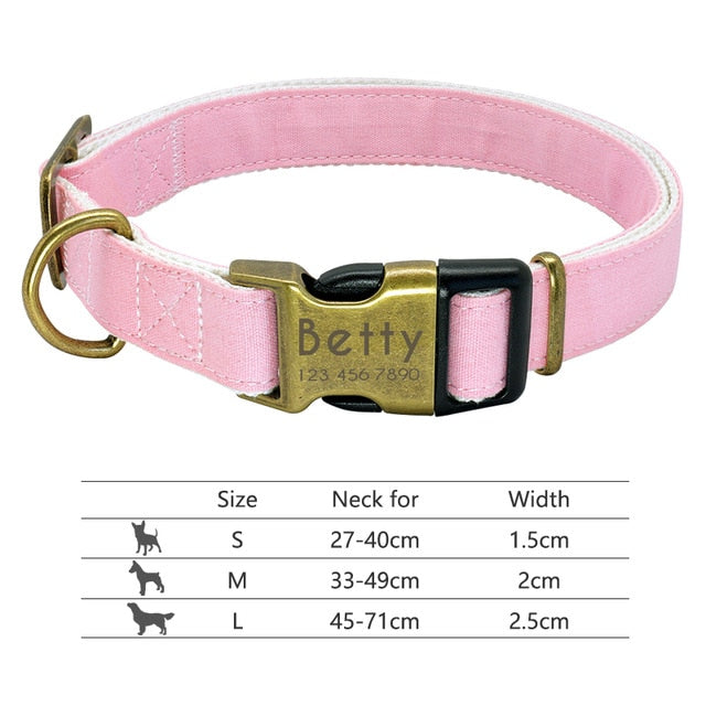 Personalised Reflective Dog Collar