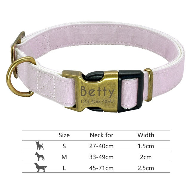 Personalised Reflective Dog Collar