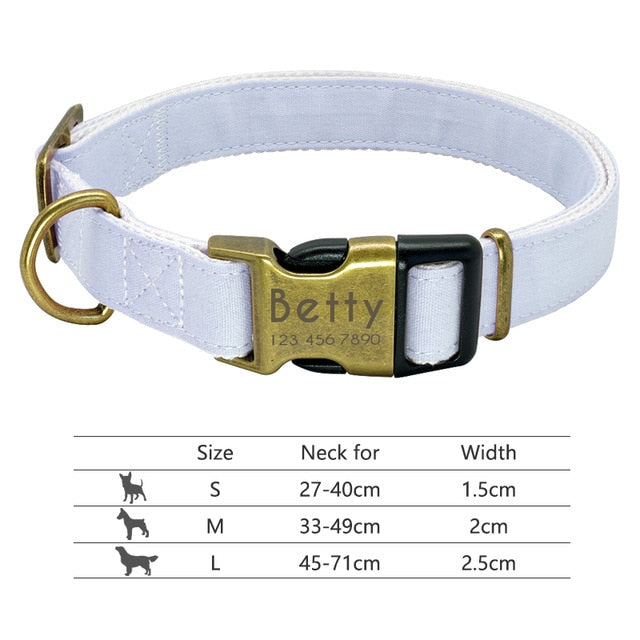 Personalised Reflective Dog Collar